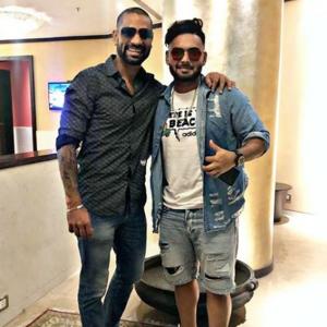 Delhi cricketers Dhawan and Rishabh Pant reunite!