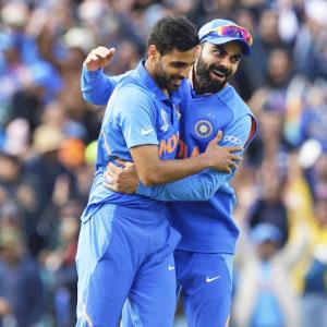 Bhuvi satisfied with three-wicket haul on flat deck