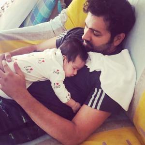 Rohit Sharma's daughter gets a baby rhino named after her
