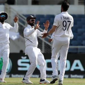 2nd Test PICS: India close in on big win over Windies