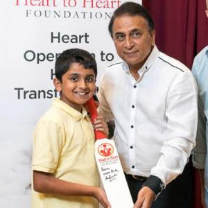 Gavaskar raises funds for child heart surgeries