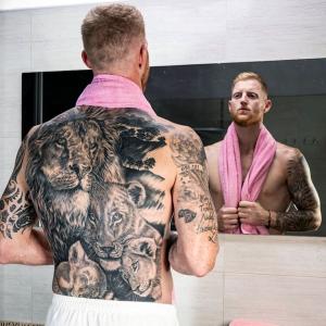 The story behind Ben Stokes' lion family tattoo