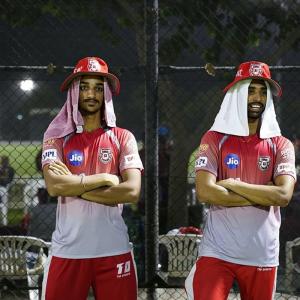 SEE: Kings XI, Royals players train under floodlights