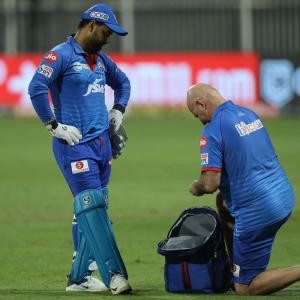IPL: Delhi Capitals' Pant out for a week