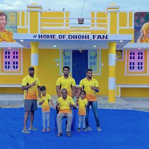 PIX: Check out 'The Home of Dhoni Fan'