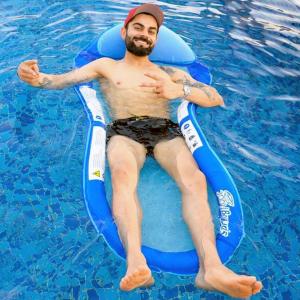 PIX: Kohli chills in the pool