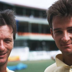The Waugh brothers first pair of twins to play a Test