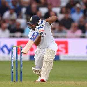 Rohit keeps instincts at bay in 1st innings knock
