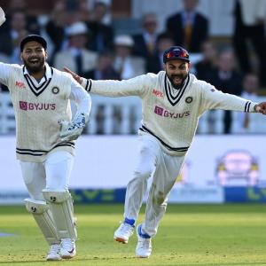 How Team India celebrated inside Lord's dressing room
