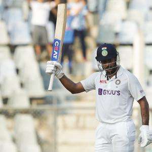 PHOTOS: Mayank leads India's fightback with ton