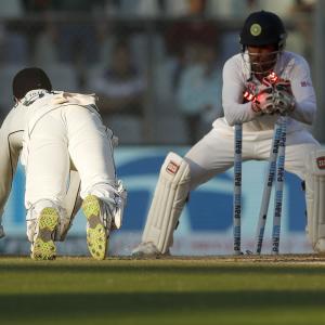 PICS: India poised for thumping win over New Zealand