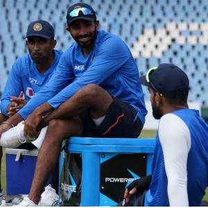 Indian Team All Smiles During Nets