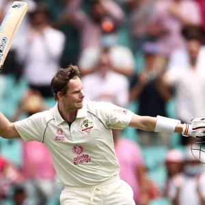 India fight back after Smith century on Day 2