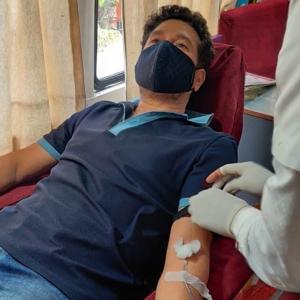 Why Sachin donated blood