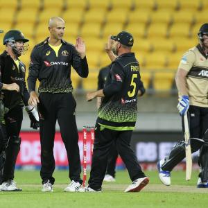 Agar scalps six as Australia keep T20 series alive