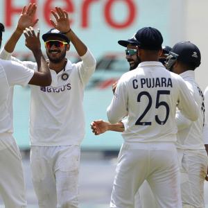 PIX: Axar, Ashwin bowl India to big win in 4th Test