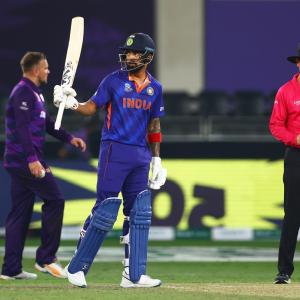 PIX: India thrash Scotland to keep semis hopes alive