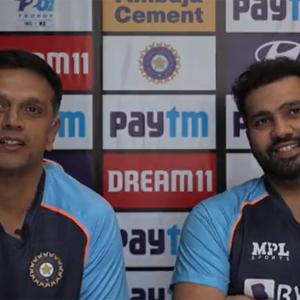 Rohit, Dravid recall their first interaction in 2007