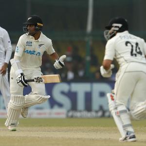 PICS: Last New Zealand pair deny India win in 1st Test