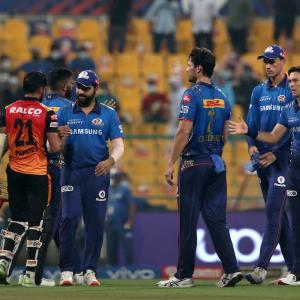 PIX: Mumbai Indians out of IPL despite win over SRH