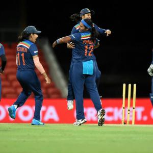 SEE: India pacer Shikha Pandey's magical delivery!