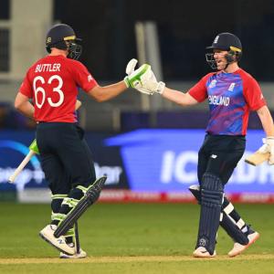 PICS: Eng thrash WI to start T20 WC campaign in style