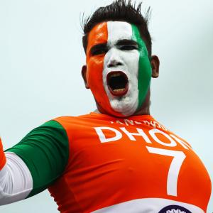 PIX: Dubai fan fare as India take on Pakistan