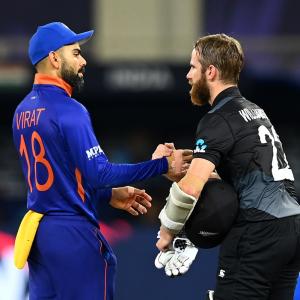 PIX: New Zealand dent India's SF hopes after big win