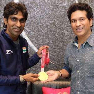 How Tendulkar inspired Paralyampics champion Bhagat