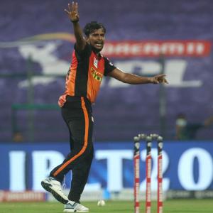 SRH's Natarajan tests positive, IPL match to go ahead
