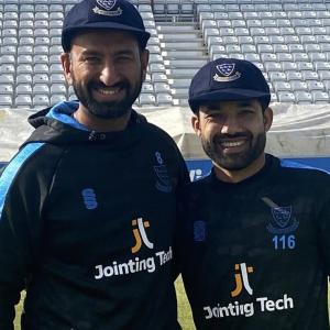 Pujara, Rizwan make Sussex debut in County cricket