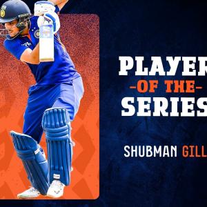 Shubman Gill dedicates maiden ODI ton to dad