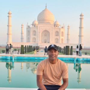 When Brian Lara visited the Taj Mahal