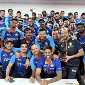 Dhawan hails Team India after ODI series win over WI