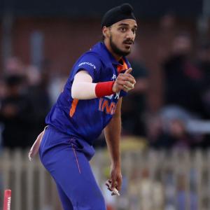 Using the slower ones, yorkers worked for me: Arshdeep