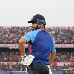 PIX: Fans pack stadium as Team India practice