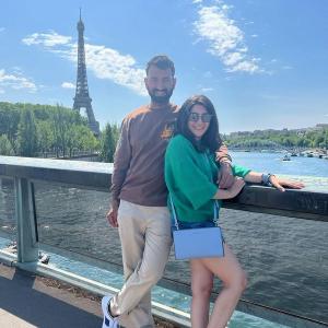 SEE: The Pujaras Holiday In Paris...