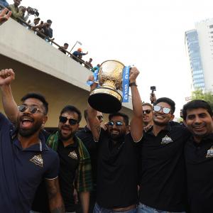 WATCH: Gujarat Titans' Victory Parade!