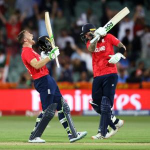 England rout India to reach T20 World Cup final