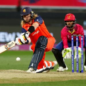 T20 WC PIX: Netherlands pip UAE in an exciting finish