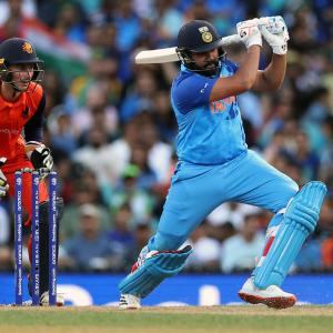 Rohit happy with win but not with batting