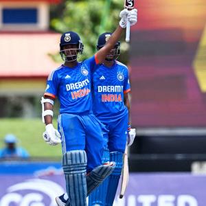 PHOTOS: India crush West Indies, level series 2-2