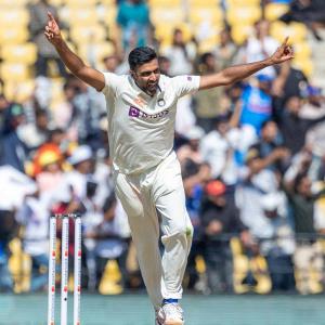 Ashwin second fastest to 450 Test wickets