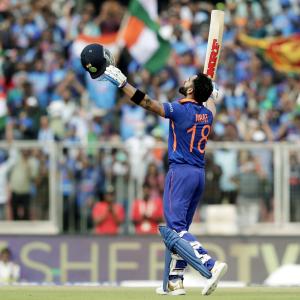 PICS: Kohli, Gill tons give India record win over SL
