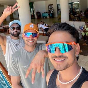 Selfie Time For Gill, Kishan, Siraj