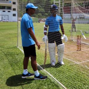 PIX: Team India Hits The Nets In Dominica