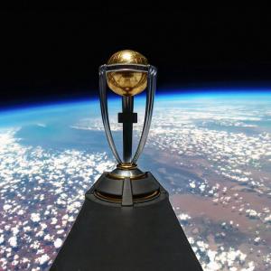 CWC Trophy tour launched in stratospheric fashion!