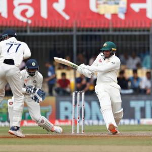 Spinners, Khawaja take honours on Day 1 at Indore