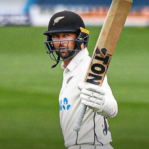 2nd Test: Conway puts NZ on top after rainy Day 1