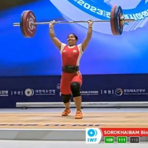 Lifter Bindyarani wins silver at Asian Championships